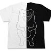 Apparel Cospa | Monokuma Graphic Nikoichi T-Shirt White X Black