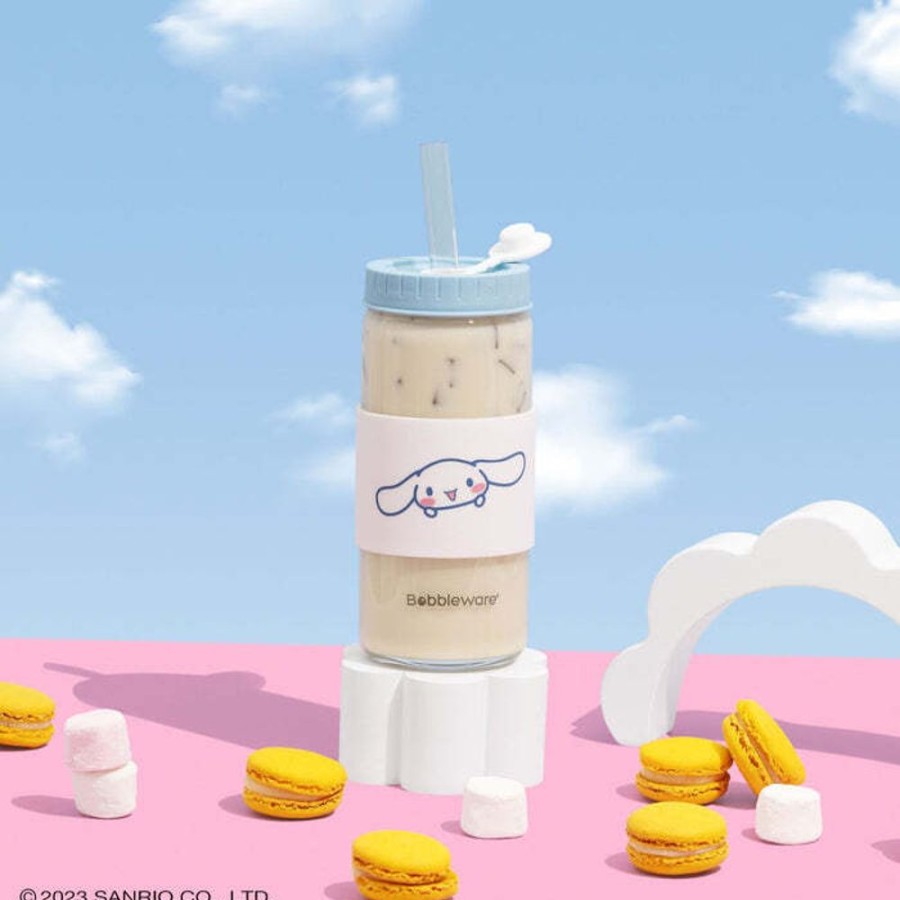 Lifestyle Goods Bobblewear | Cinnamoroll Bobbleware Borosilicate Glass Reusable Tumbler 500Ml / 17Oz - Bobblewear