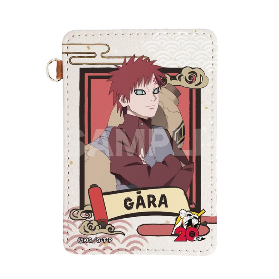 Accessories CS.FRONT | Naruto Shippuden Leather Pass Case 06 Gaara