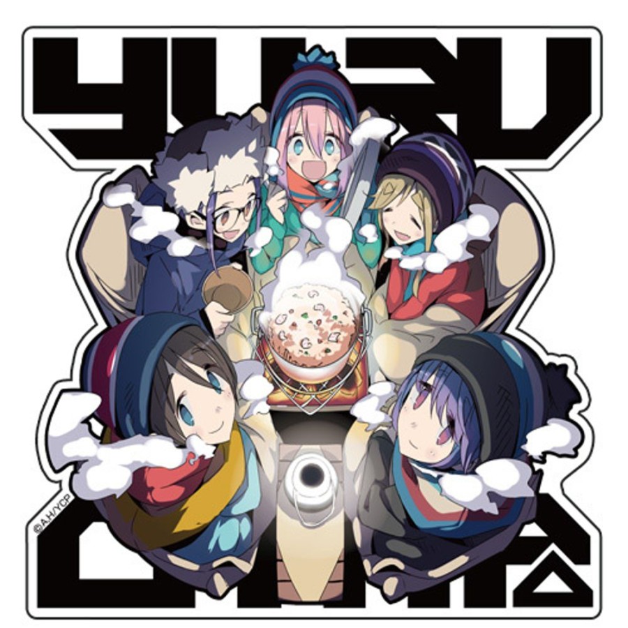 Accessories Cospa | Yurucamp Girl Waterproof Sticker