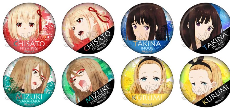 Accessories Twinkle | Lycoris Recoil Wet Color Series Can Badge [Blind Box]