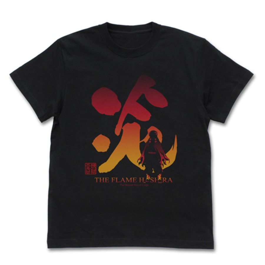 Apparel Cospa | Enbashira Rengoku Kyojuro T-Shirt Black