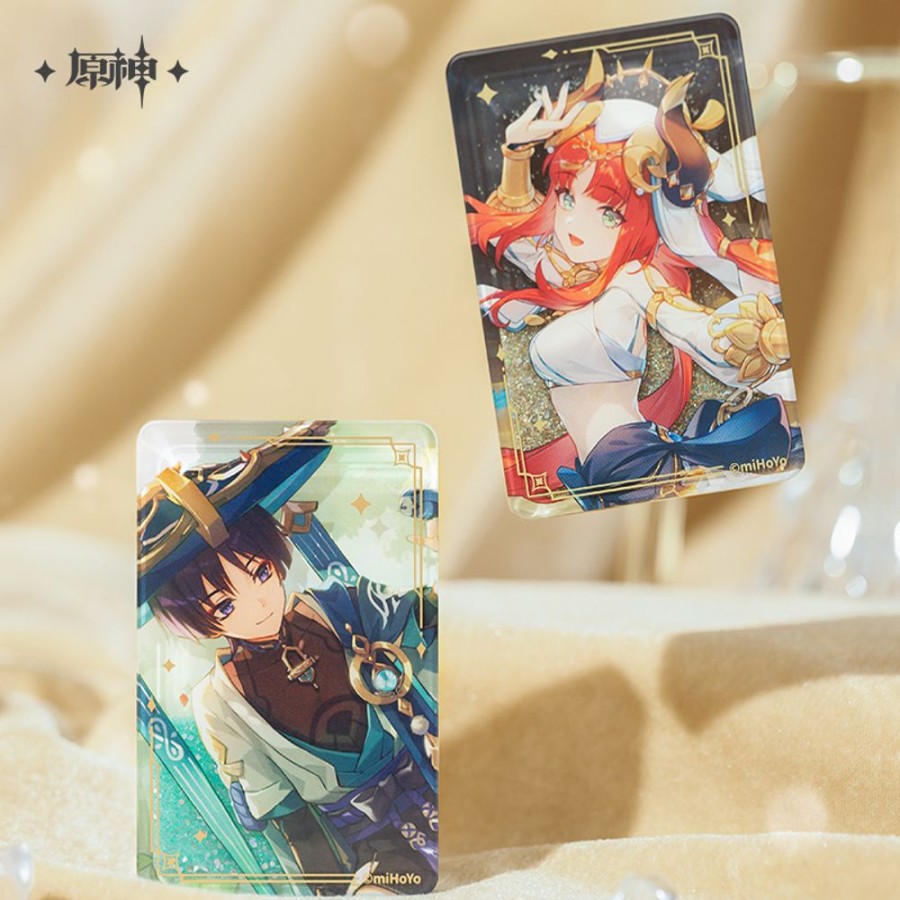 Accessories miHoYo | Genshin Impact Yi Wen Yi Shi Series Glitter Acrylic Block