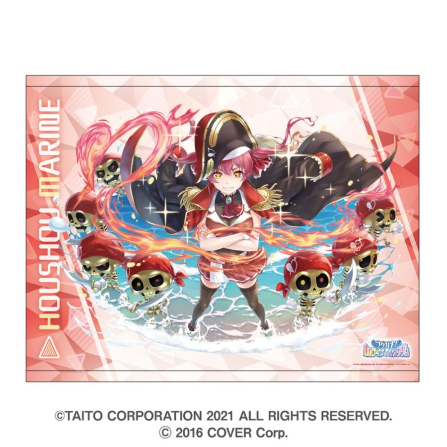 Lifestyle Goods TAITO | Rakugaki Kingdom X Hololive B2 Tapestry Houshou Marine