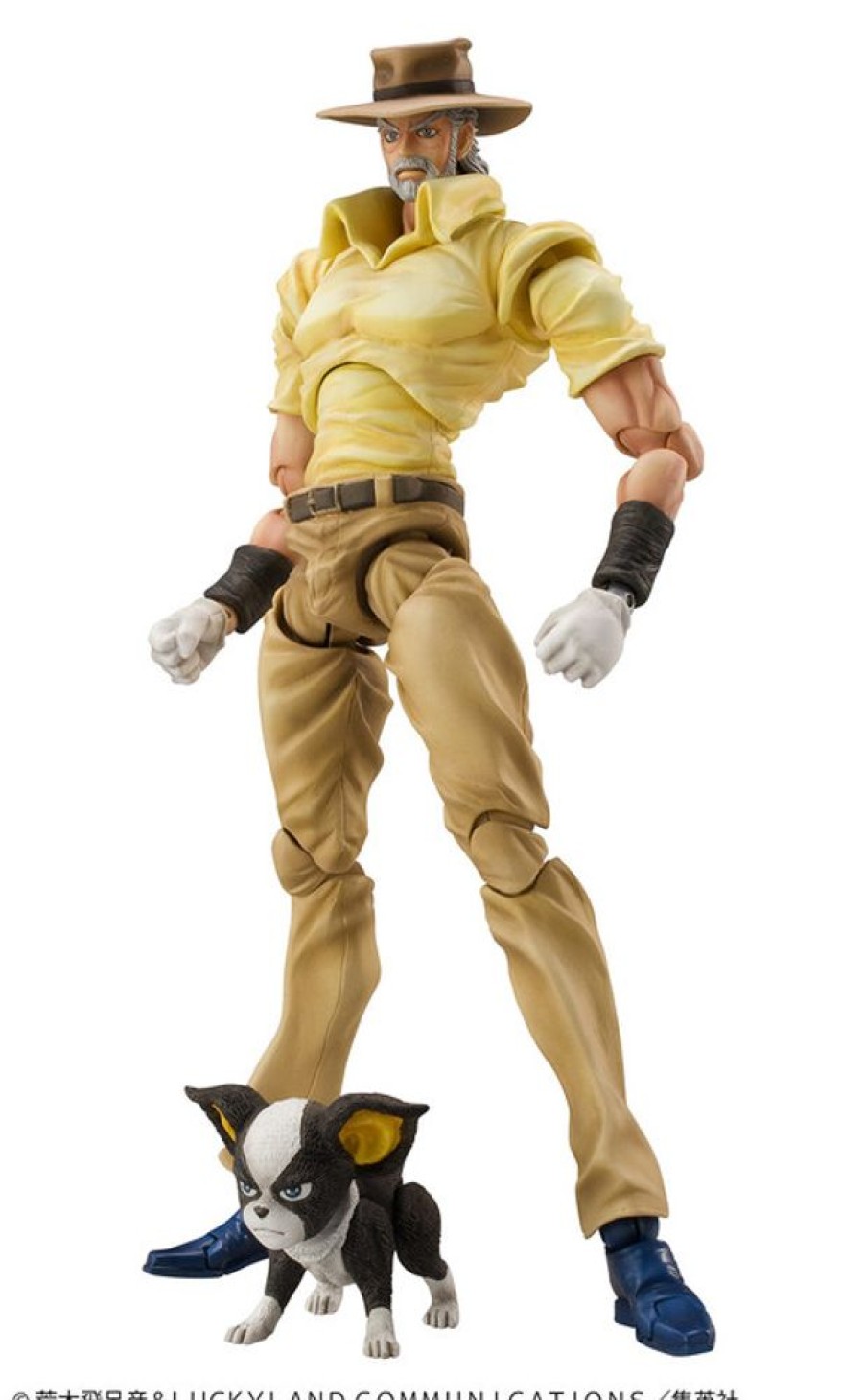 Figures Medicos Entertainment | Super Action Statue Joseph Joestar & Iggy