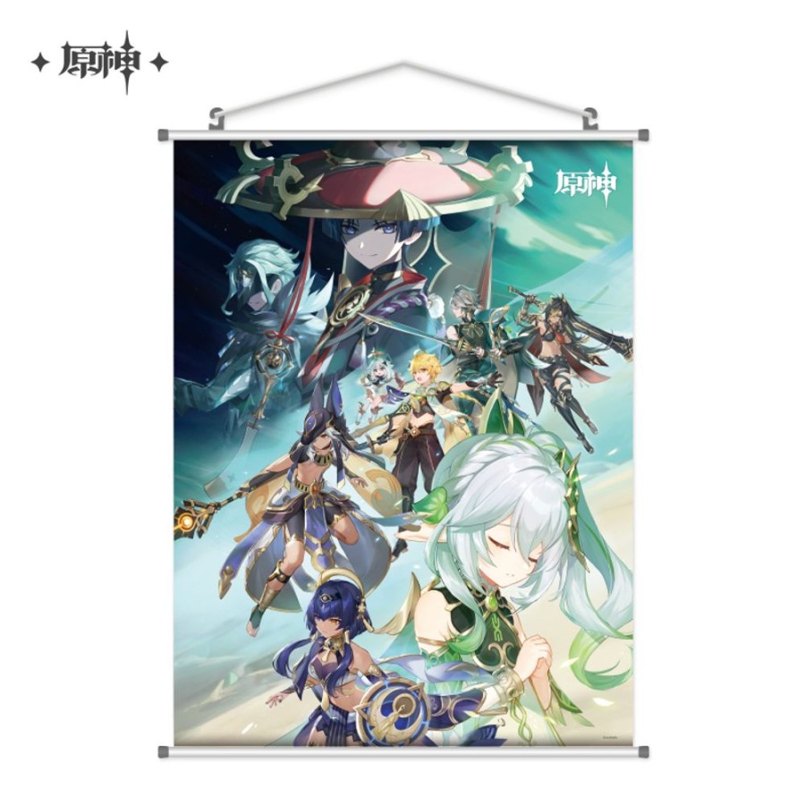 Lifestyle Goods miHoYo | Genshin Impact Wall Scroll King Deshret And The Three Magi