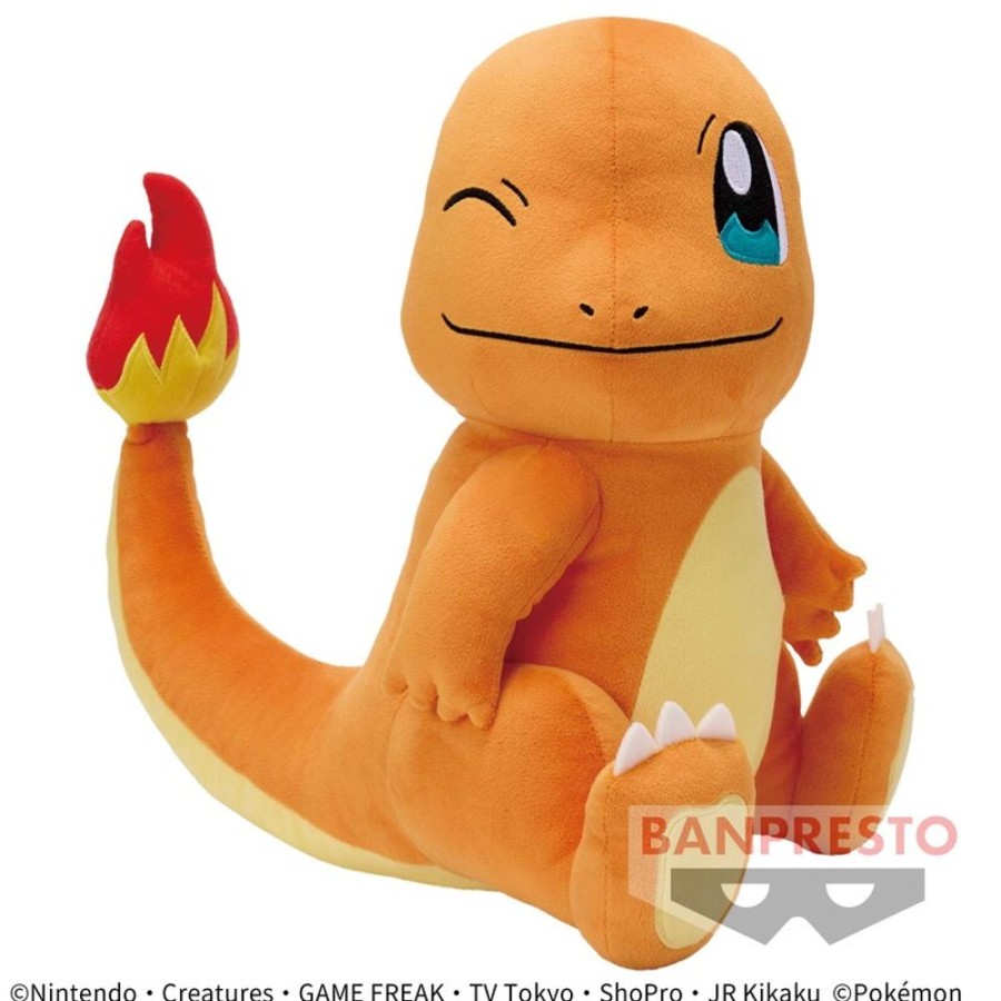 Plush Toys Banpresto | Look At My Tail! Super Big Charmander Plush