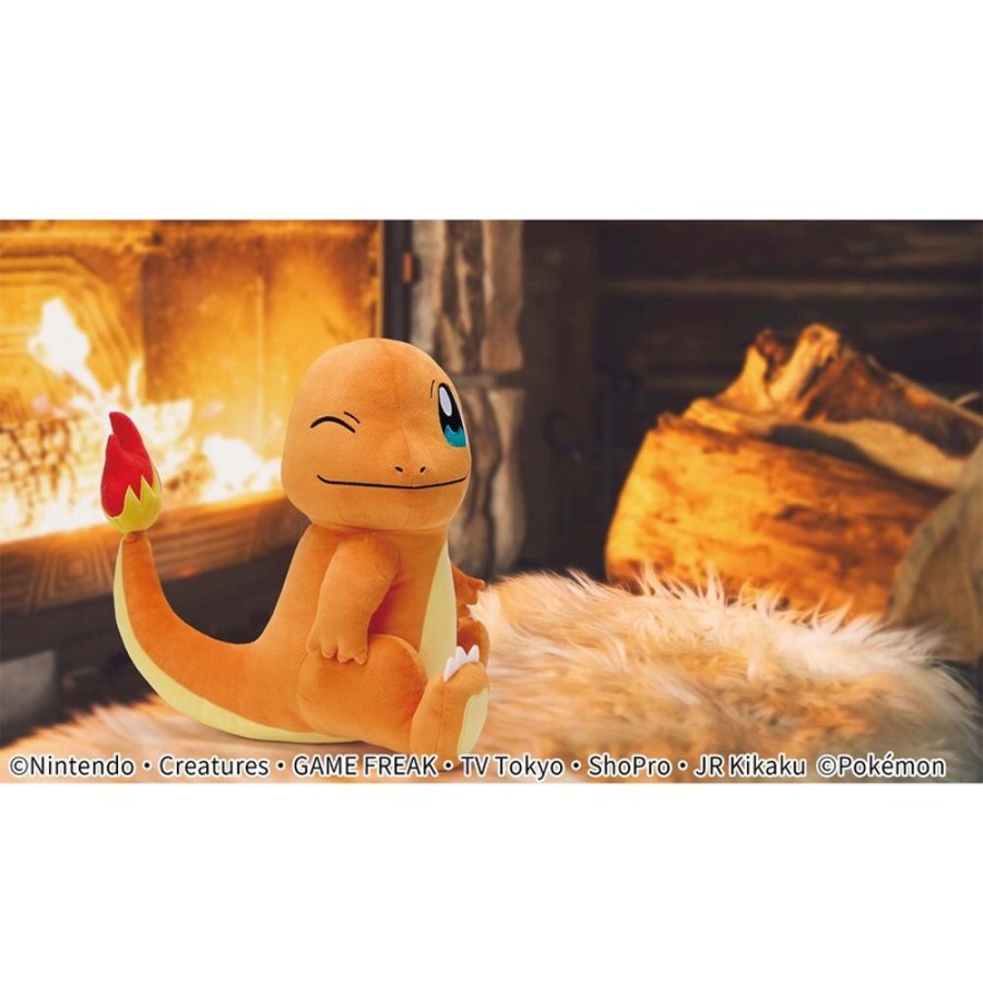 Plush Toys Banpresto | Look At My Tail! Super Big Charmander Plush