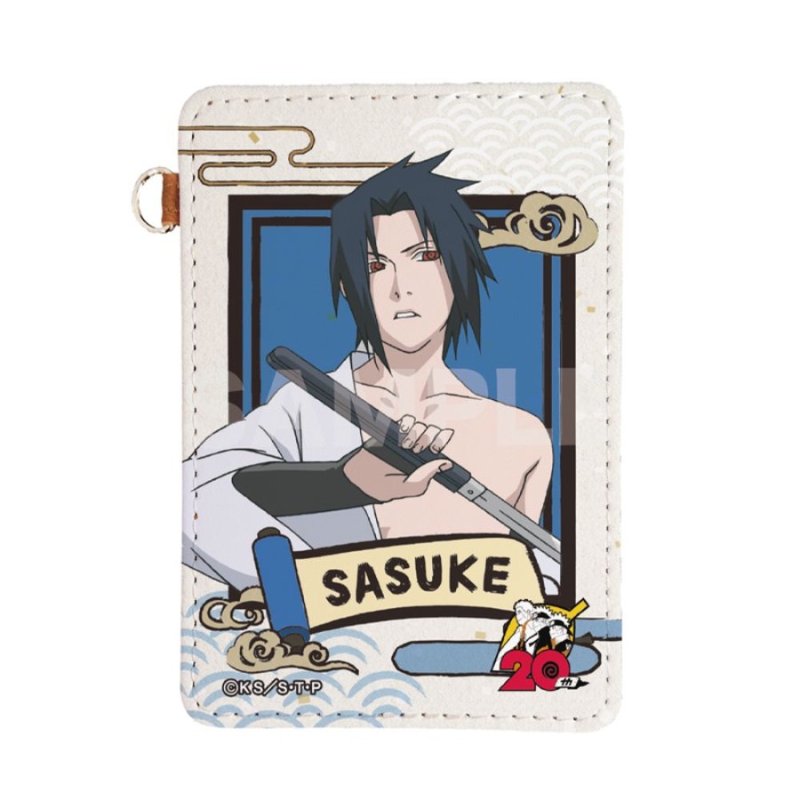 Accessories CS.FRONT | Naruto Shippuden Leather Pass Case 02 Uchiha Sasuke