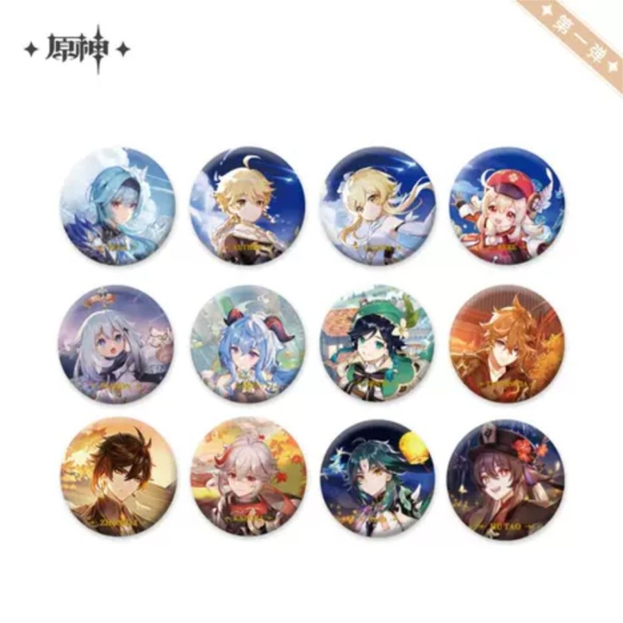 Accessories miHoYo | Genshin Impact Theme Chara Can Badge