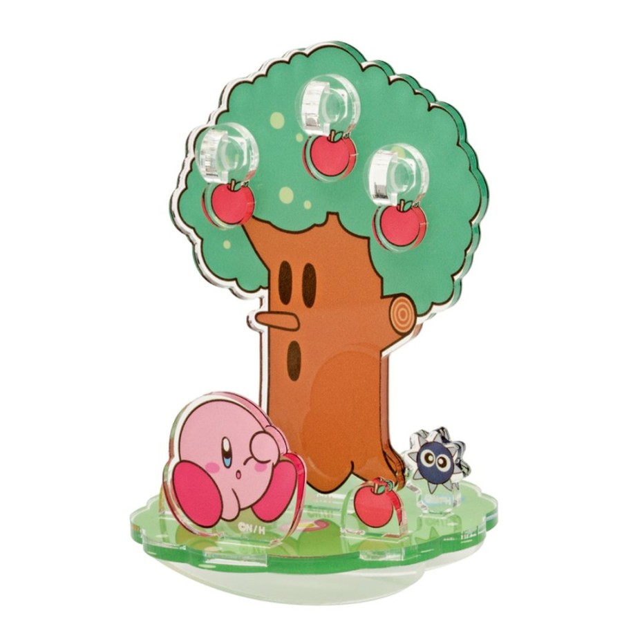 Accessories Ensky | Kirby'S Dream Land Moving Diorama Acrylic Stand 2 Whispy Woods (Kirby & Gordo)