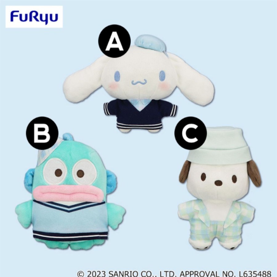 Plush Toys Furyu | Sanrio Characters Bias Diary Plush Cinnamoroll & Hangyodon & Pochacco