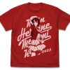 Apparel Cospa | Megumi Kato Vintage T-Shirt Red