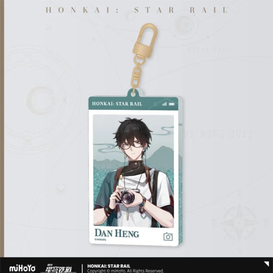 Accessories miHoYo | Honkai: Star Rail Dan Heng Express Travel Notes Glitter Block Charm Dan Heng