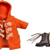 Figures Good Smile Company | Nendoroid Doll Warm Clothing Set: Boots & Duffle Coat - Orange