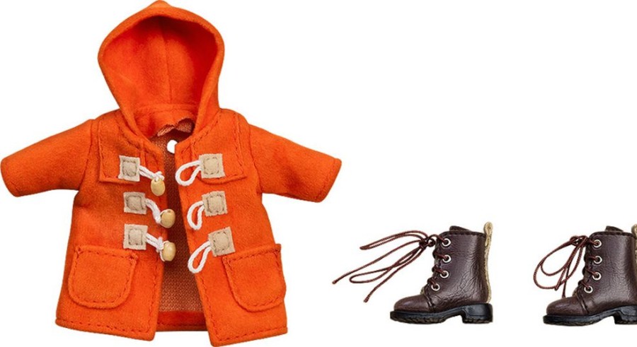 Figures Good Smile Company | Nendoroid Doll Warm Clothing Set: Boots & Duffle Coat - Orange