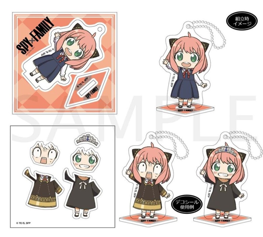 Accessories KADOKAWA | Henshin Deco Acrylic Stand Key Chain Anya Forger