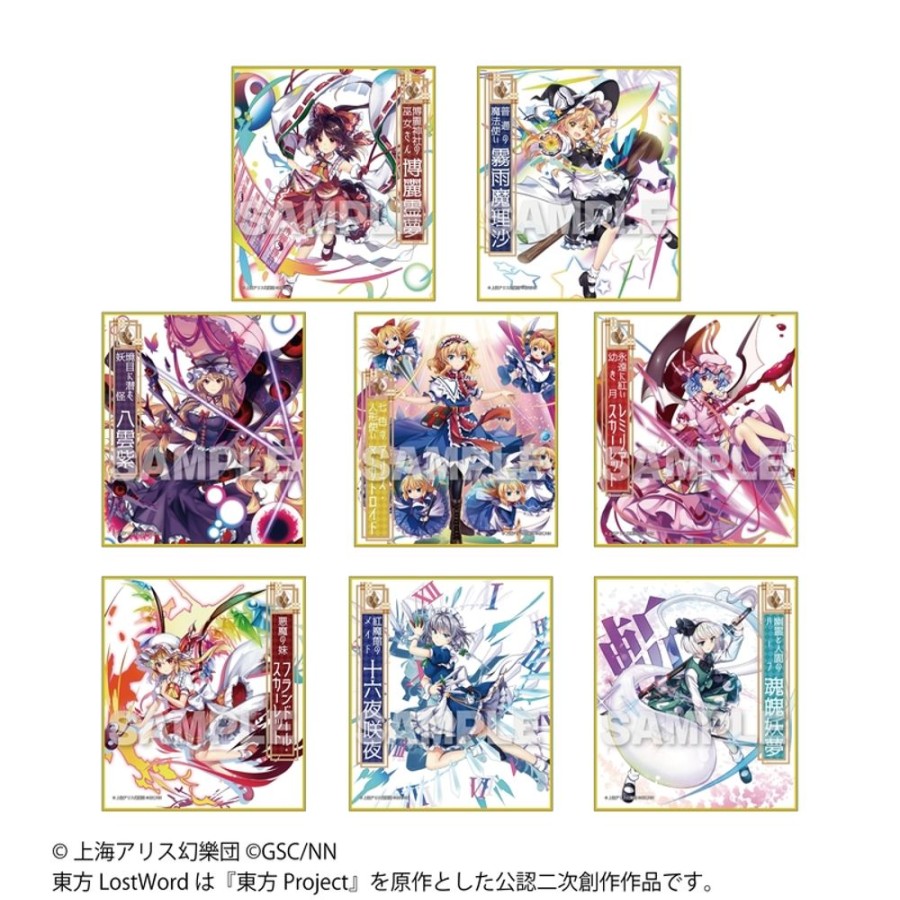 Accessories Y Line | Touhou Lost Word Trading Mini Shikishi [Blind Box]