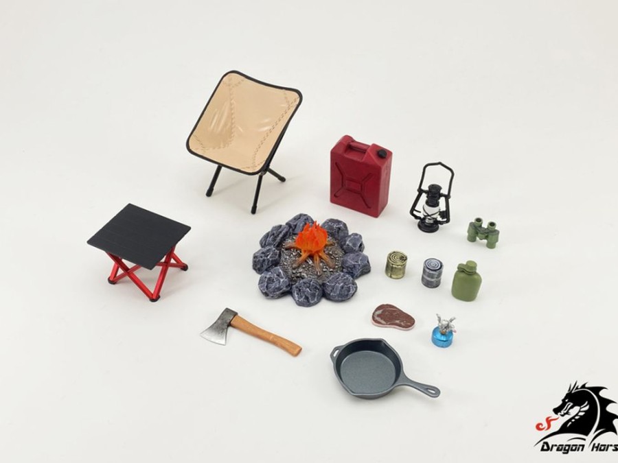 Figures Dragon Horse | Dh-E002 1/12 Scale Camping Equipment Set A