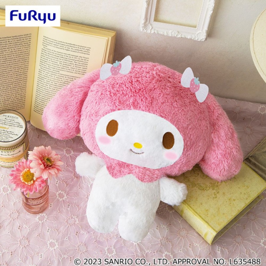 Plush Toys FuRyu | My Melody Kutakko Friends Big Plush (Pink)