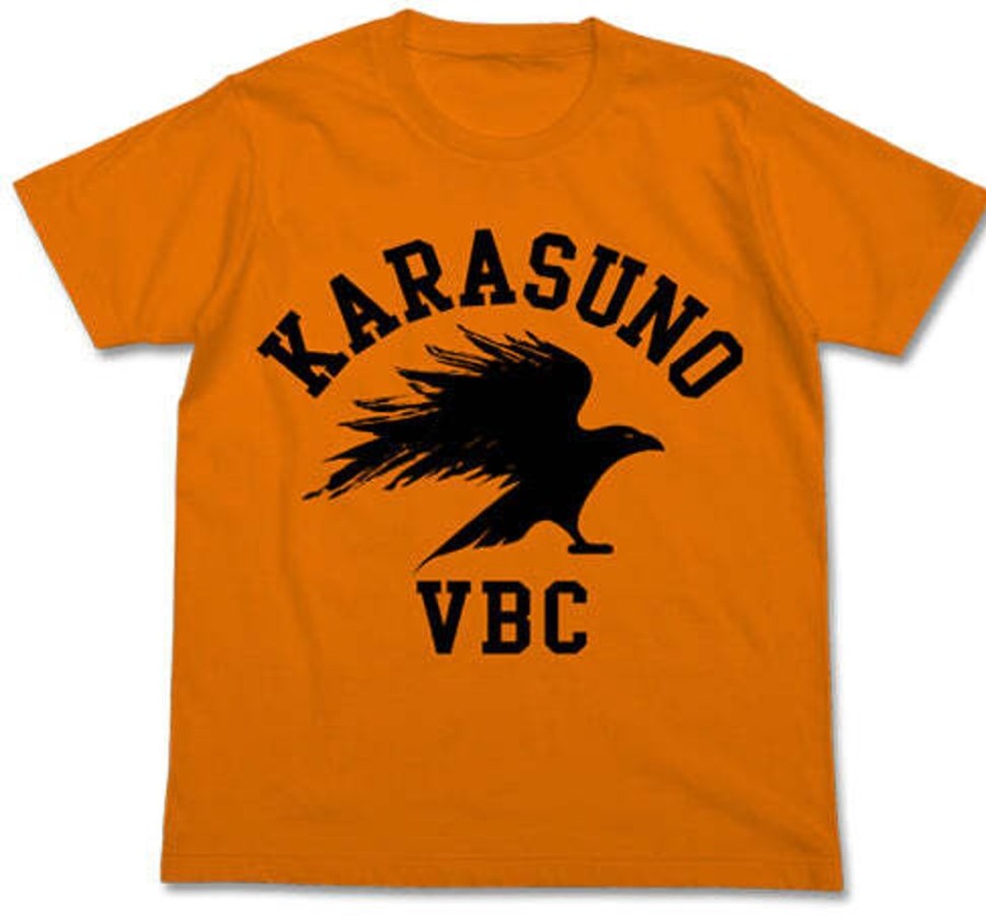 Apparel Cospa | Karasuno High School Volleyball Club T-Shirt Orange