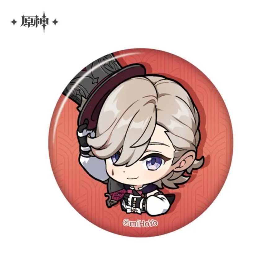 Accessories miHoYo | Genshin Impact Court Of Fontaine Series Chibi Chara Can Badge