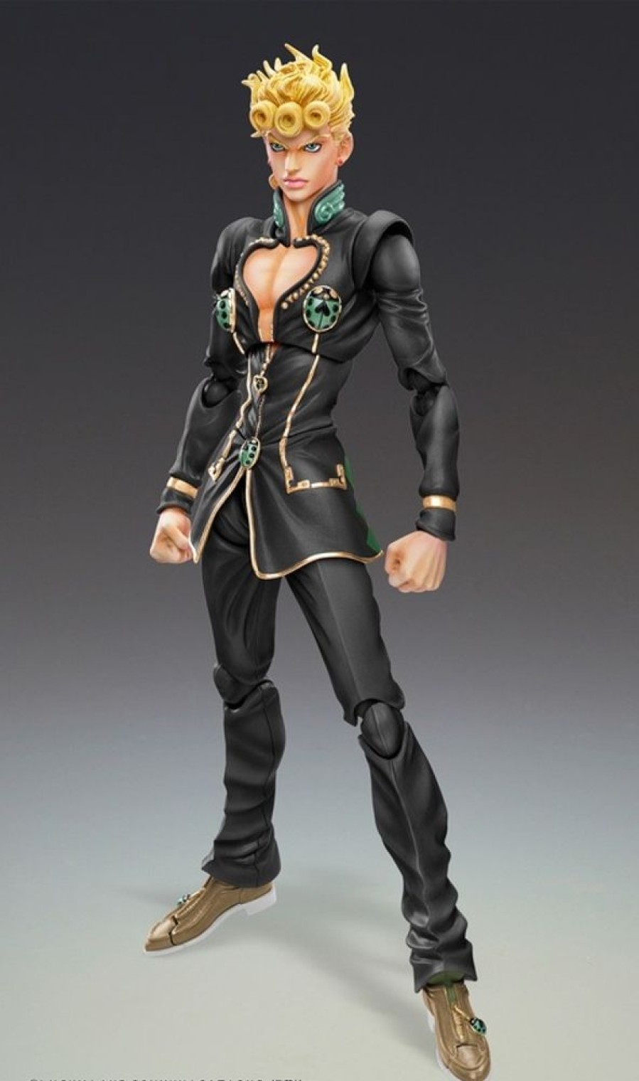 Figures Medicos Entertainment | Super Action Statue Giorno Giovanna Ver. Black