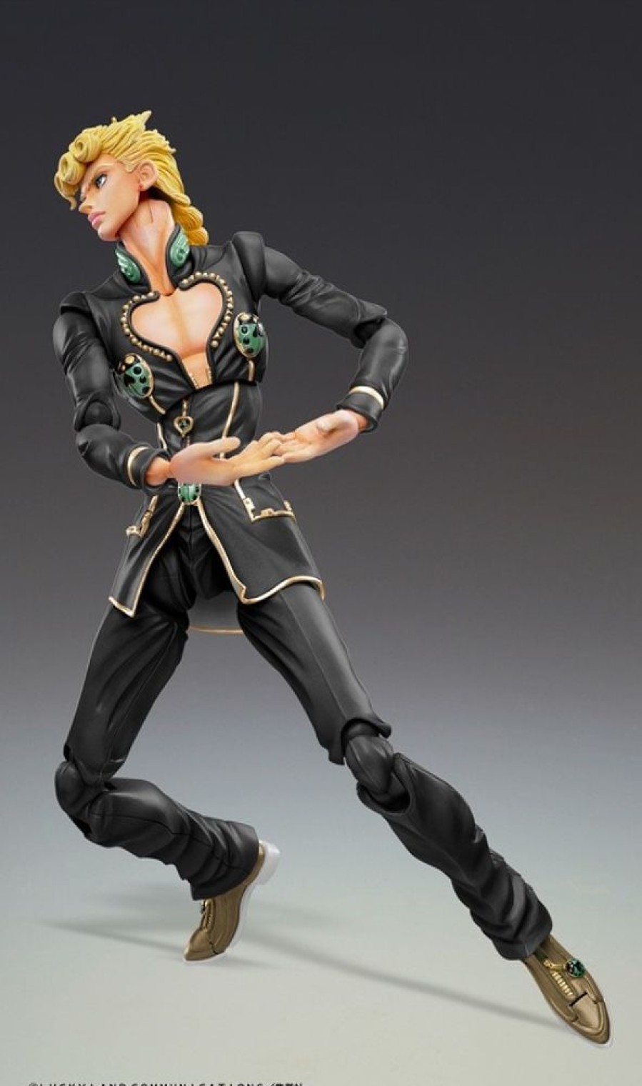 Figures Medicos Entertainment | Super Action Statue Giorno Giovanna Ver. Black