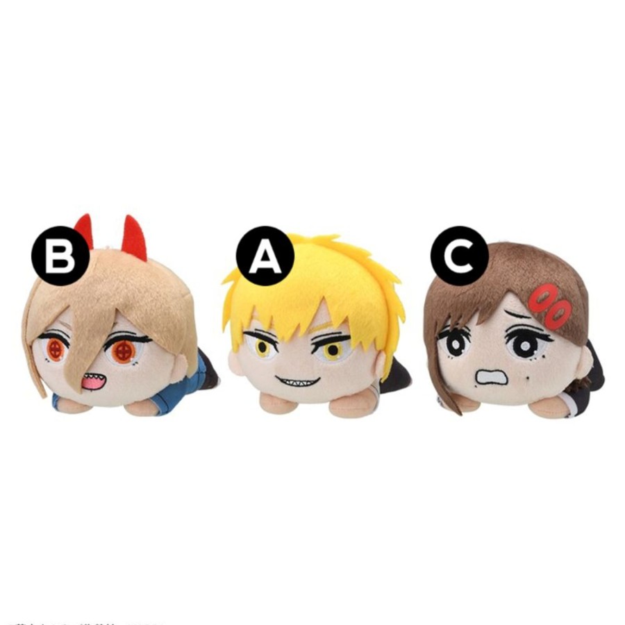 Plush Toys SEGA | Chainsaw Man Nesoberi Plush Denji & Power & Kobeni