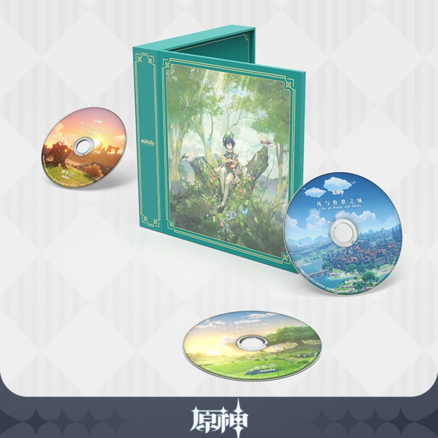 Lifestyle Goods miHoYo | Genshin Impact Ost Cd Album City Of Winds And Idylls Cd