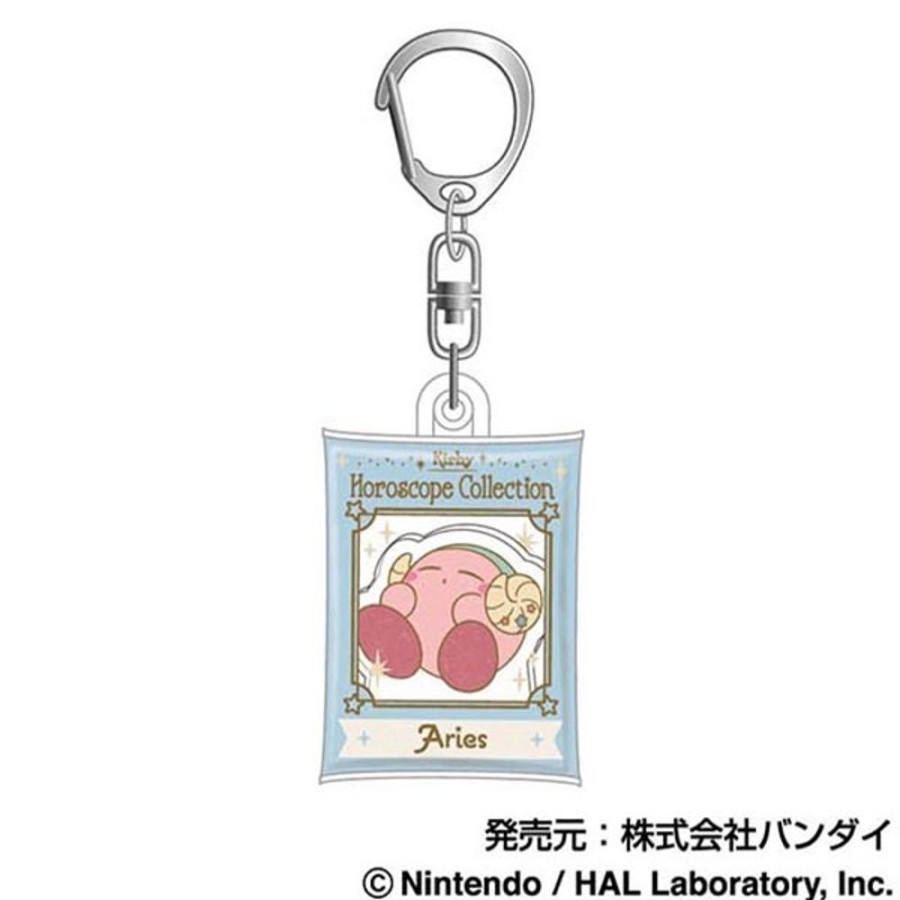 Accessories Bandai | Kirby'S Dream Land Kirby Horoscope Collection Air Fuwa Key Chain [Blind Box]