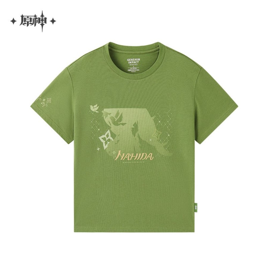 Apparel miHoYo | Nahida Impression T-Shirt Green Silhouette