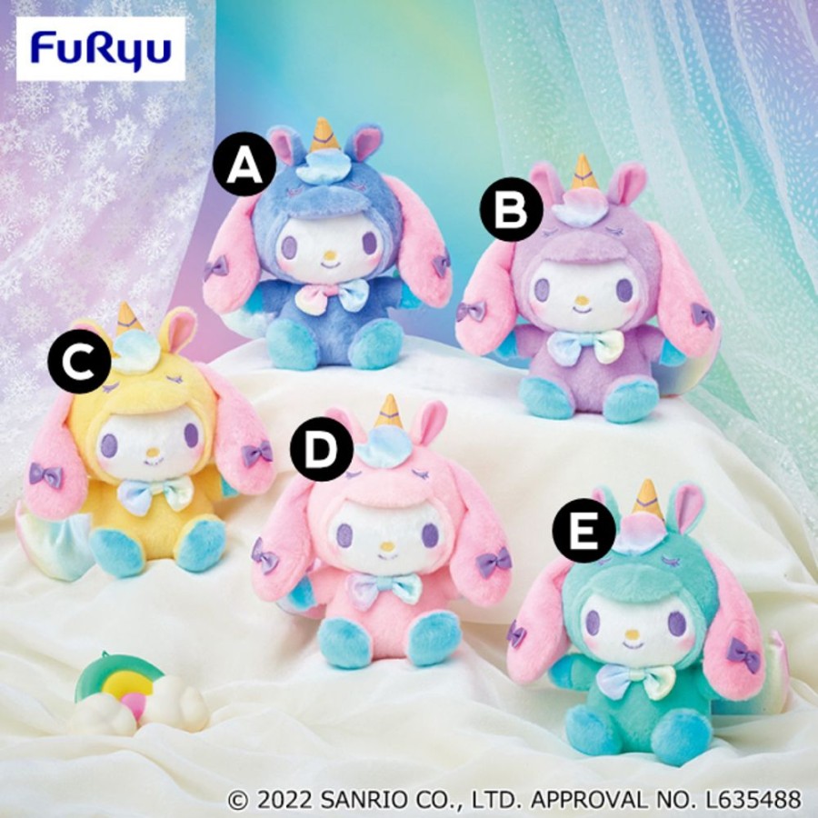 Plush Toys FuRyu | My Melody Colorful Unicorn Party Plush