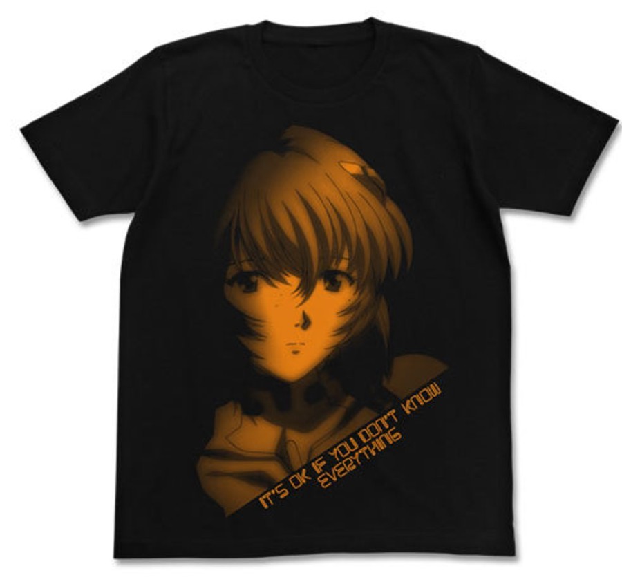 Apparel Cospa | Rebuild Of Evangelion Ayanami Graphic T-Shirt Black