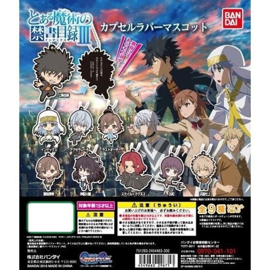 Other Bandai | A Certain Magical Index Capsule Rubber Mascot [Gachapon] - Bandai