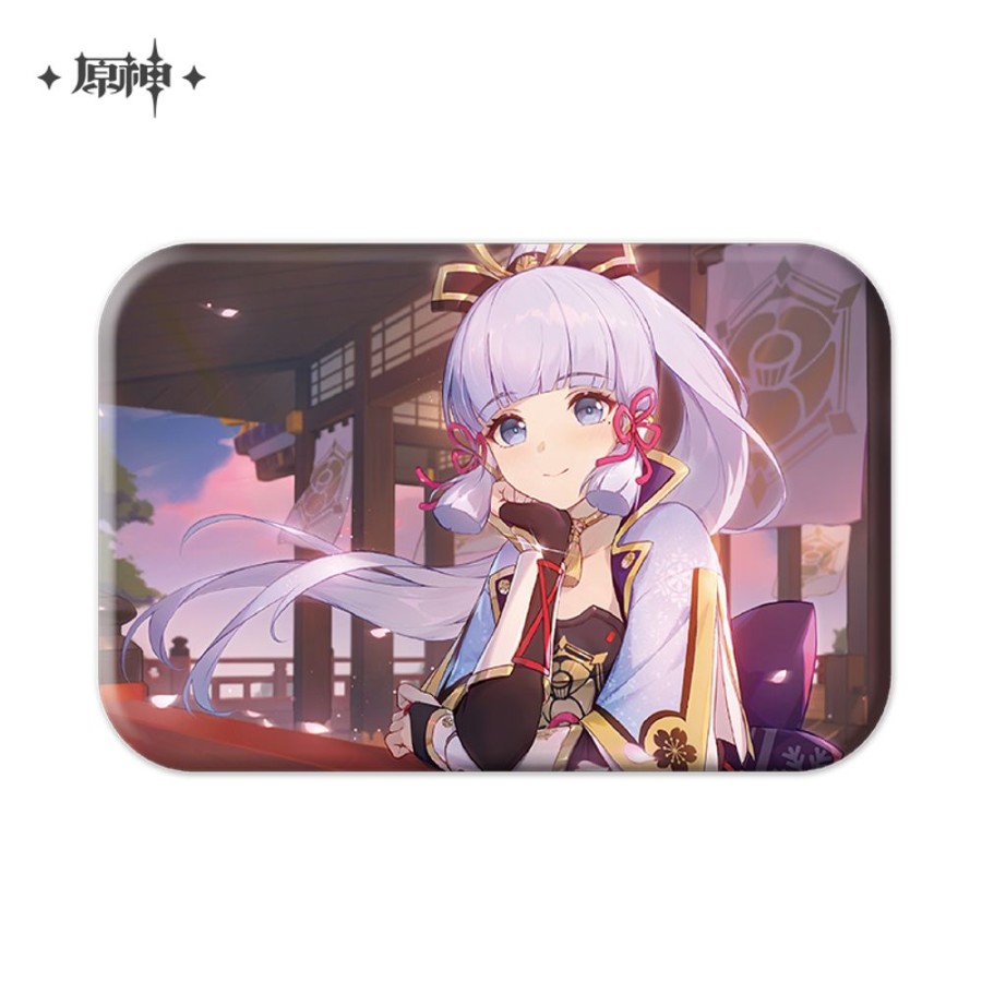 Accessories miHoYo | Firefly Acg Carnival 2023 Event Merchandise: Kamisato Ayaka Square Badge