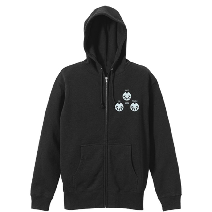 Apparel Cospa | Hatsune Miku V4X Zip Hoodie Black