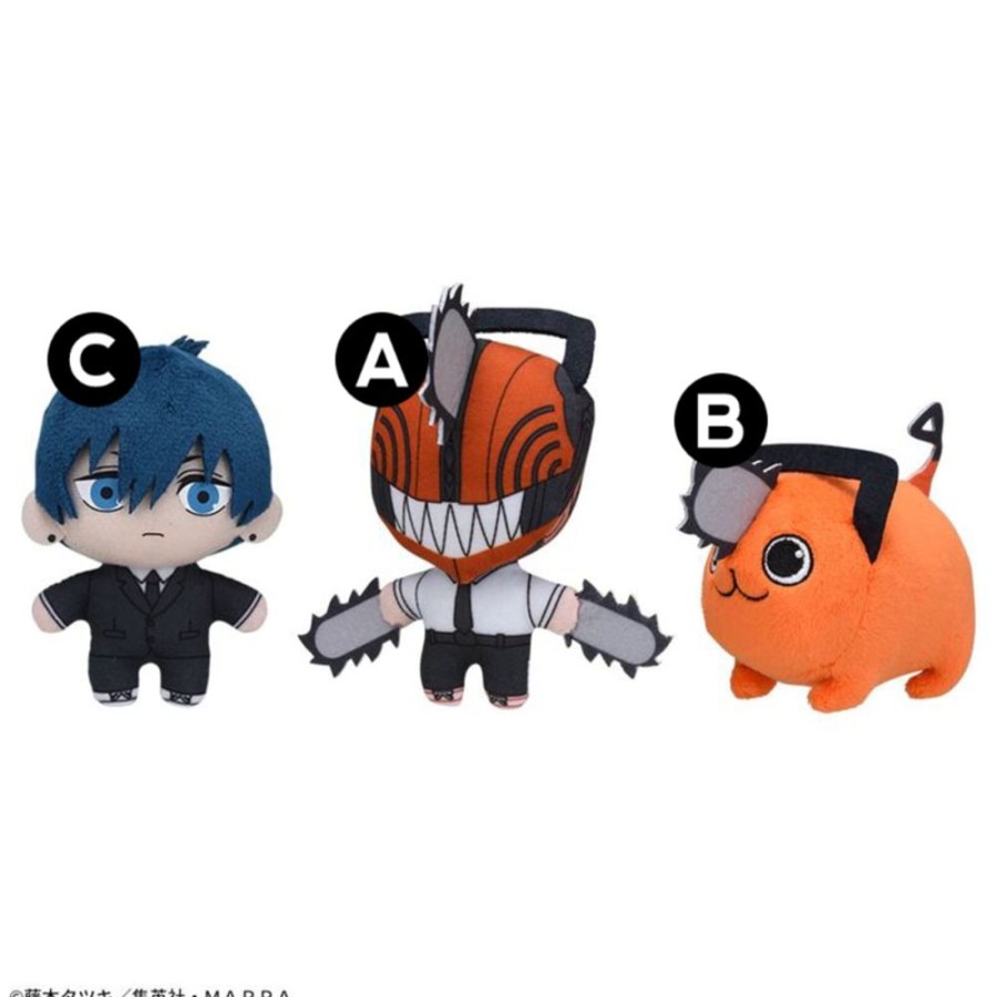 Plush Toys SEGA | Chainsaw Man Mascot Plush Chainsaw Man & Pochita & Aki Hayakawa