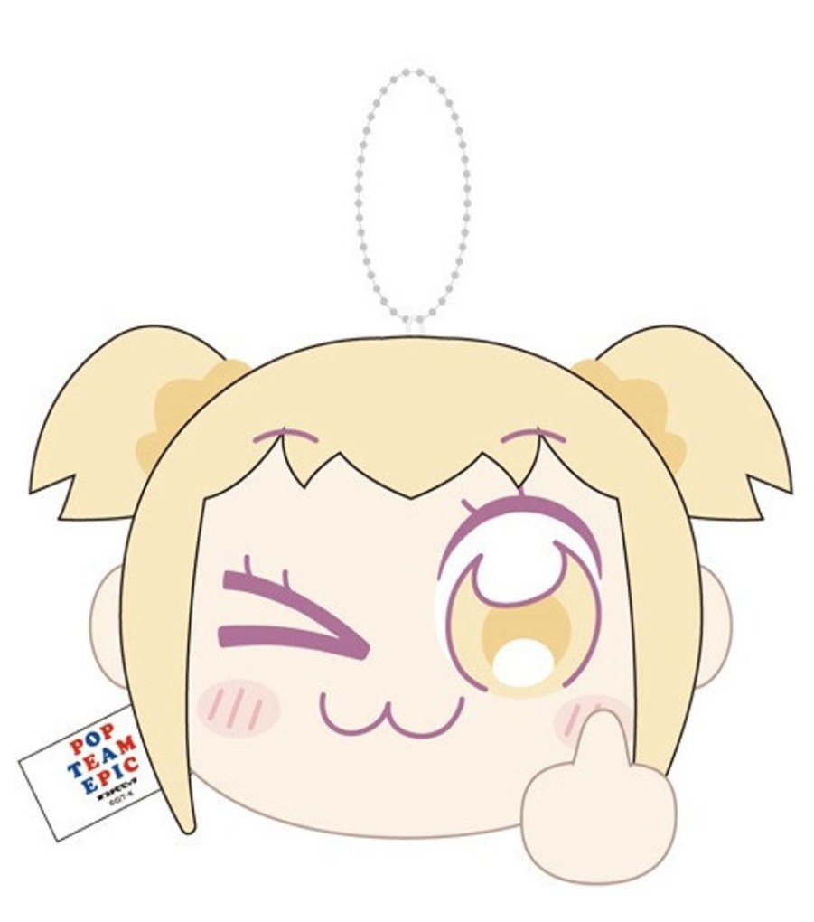 Accessories Good Smile Company | Pop Team Epic Guruguru Plushie Keychain Popuko