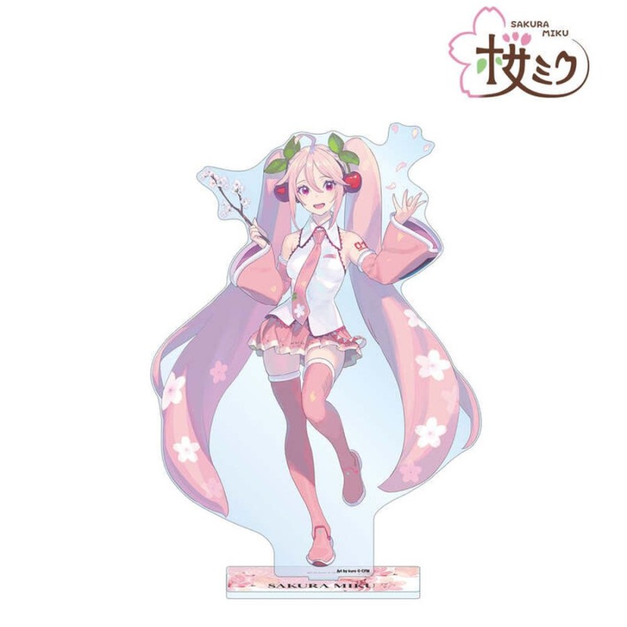 Accessories armabianca | Sakura Miku Original Illustration Sakura Miku Art By Kuro 1/7 Scale Big Acrylic Stand