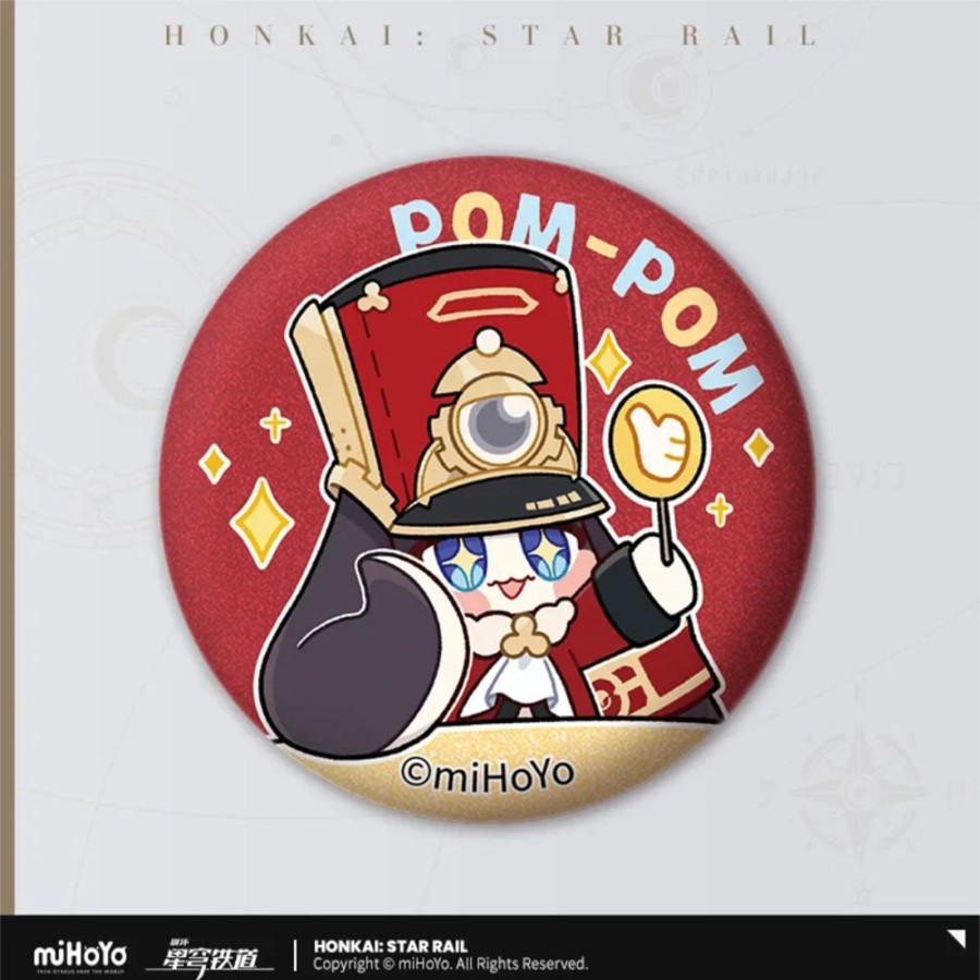 Accessories miHoYo | Honkai: Star Rail Pom-Pom Gallery Can Badge Set Pom-Pom (Set Of 3 Types)