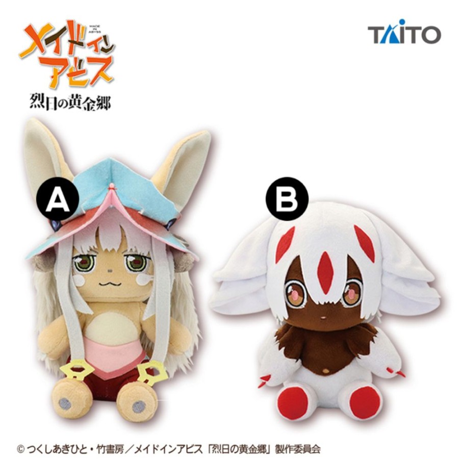 Plush Toys TAITO | Made In Abyss Original Plush Nanachi & Faputa