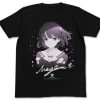 Apparel Cospa | Saenai Heroine No Sodatekata B Kato Megumi T-Shirt Black