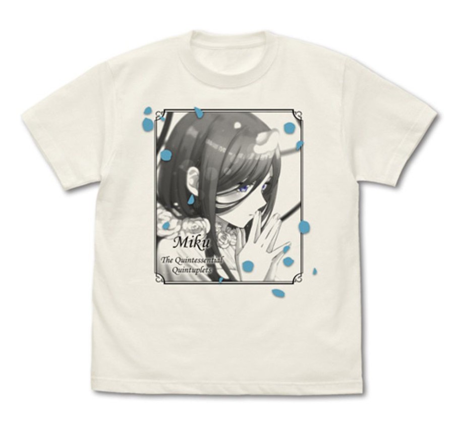 Apparel Cospa | Nakano Miku T-Shirt Vanilla White