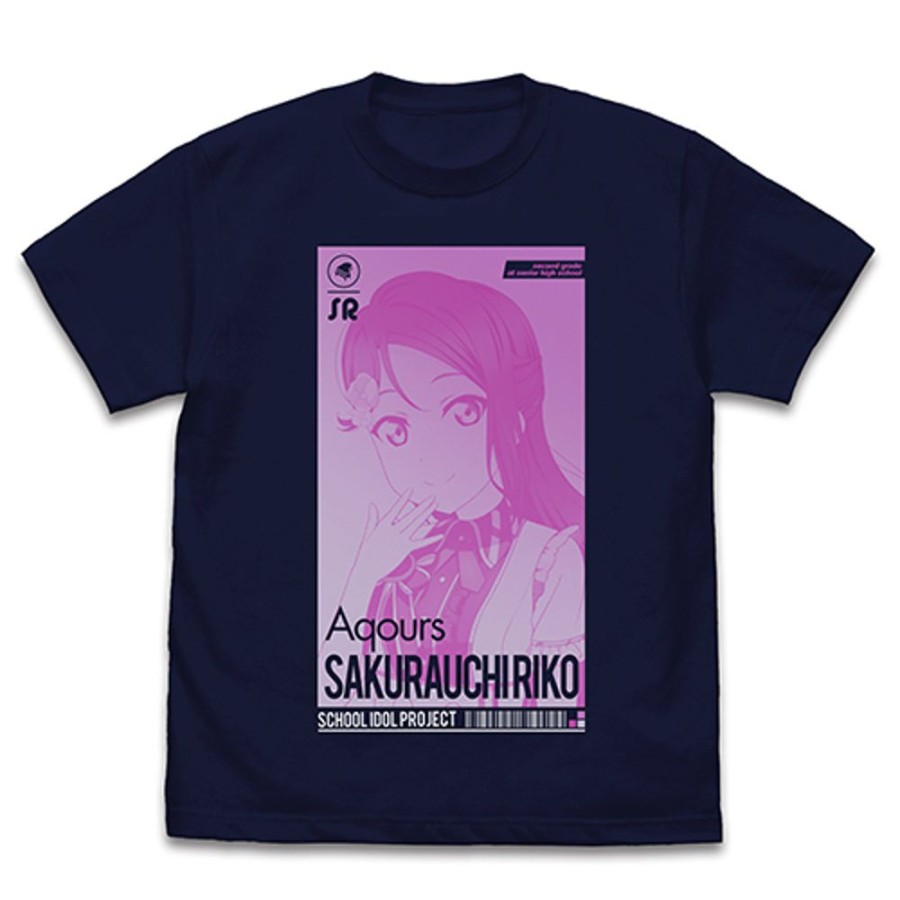 Apparel Cospa | Sakurauchi Riko T-Shirt All Stars Ver. Navy