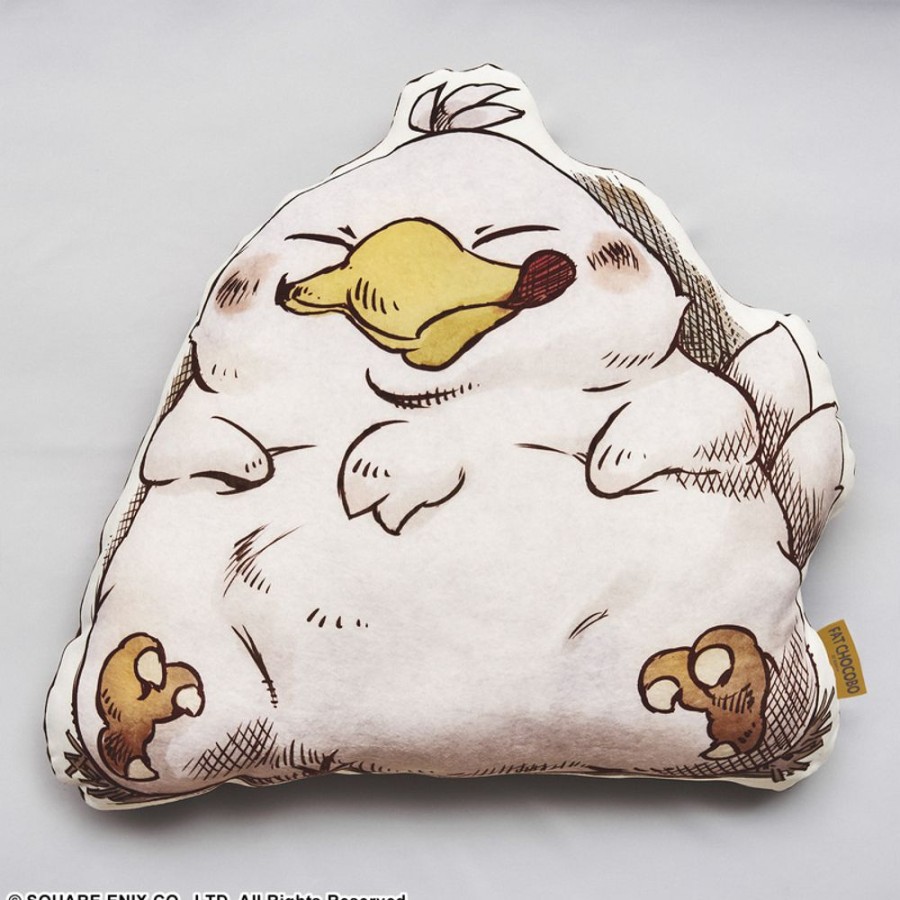 Plush Toys Square Enix | Final Fantasy Fluffy Fluffy Die-Cut Cushion Fat Chocobo - Square Enix