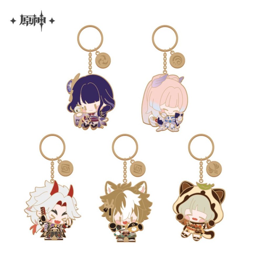 Accessories miHoYo | Genshin Impact Chibi Chara Metal Keyring