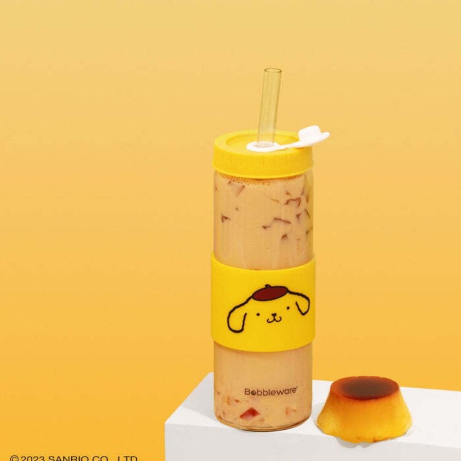 Lifestyle Goods Bobblewear | Pompompurin Bobbleware Borosilicate Glass Reusable Tumbler 700Ml / 24Oz - Bobblewear