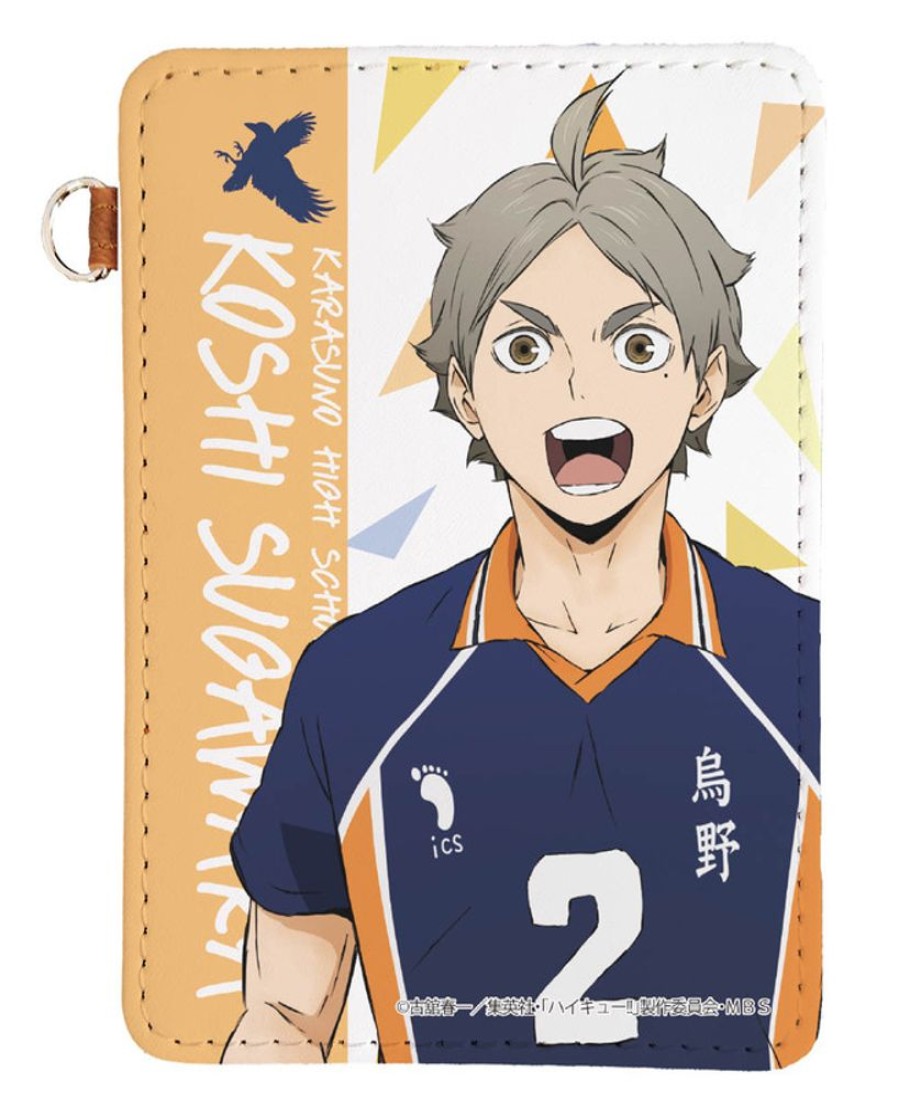 Accessories CS.FRONT | Haikyu!! To The Top Leather Pass Case 15 Sugawara Koshi