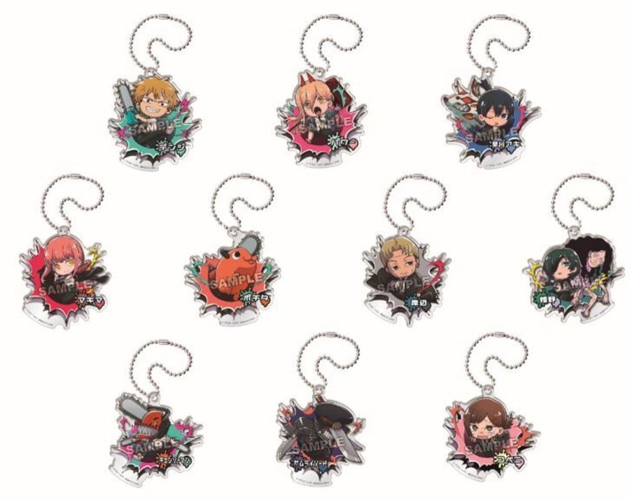 Accessories Takaratomy Arts | Buchimas! Chainsaw Man Acrylic Key Chain [Blind Box]